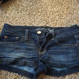 American eagle jean shorts